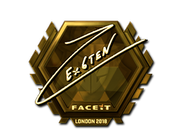 Item Sticker | Ex6TenZ (Gold) | London 2018