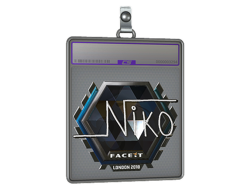 Item Sticker Slab | niko (Foil)  | London 2018