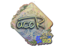 Item Sticker | acoR (Holo) | Rio 2022