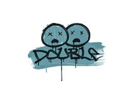 Item Graffiti | Double (Wire Blue)