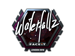 Item Sticker | waterfaLLZ (Foil) | London 2018