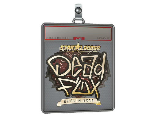 Item Sticker Slab | DeadFox (Gold) | Berlin 2019