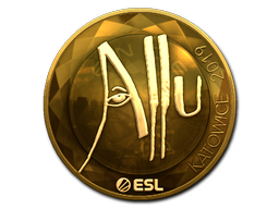 Item Sticker | allu (Gold) | Katowice 2019