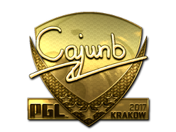 Item Sticker | cajunb (Gold) | Krakow 2017