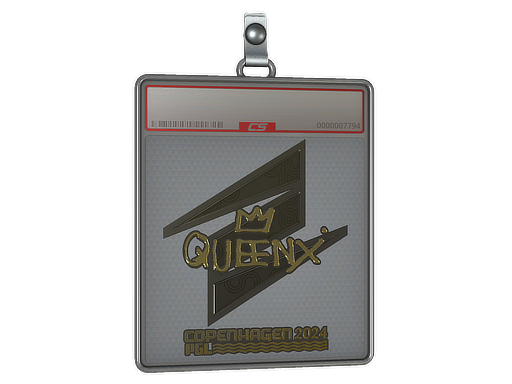 Item Sticker Slab | Queenix (Gold) | Copenhagen 2024