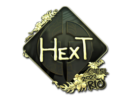 Item Sticker | HexT (Gold) | Rio 2022