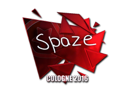 Item Sticker | spaze (Foil) | Cologne 2016