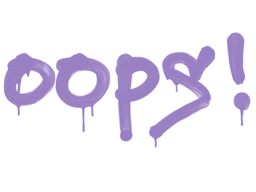 Item Graffiti | Oops (Violent Violet)