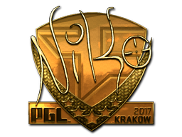 Item Sticker | NiKo (Gold) | Krakow 2017