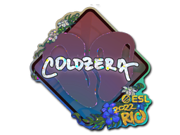 Item Sticker | coldzera (Glitter) | Rio 2022