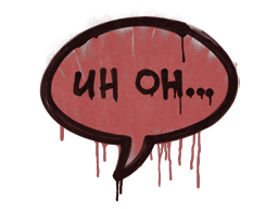 Item Graffiti | Uh Oh (Blood Red)