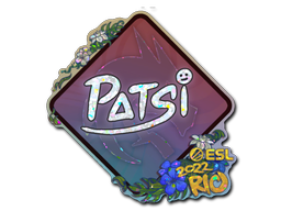Item Sticker | Patsi (Glitter) | Rio 2022