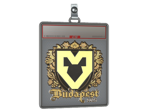 Item Sticker Slab | MOUZ (Gold) | Budapest 2025