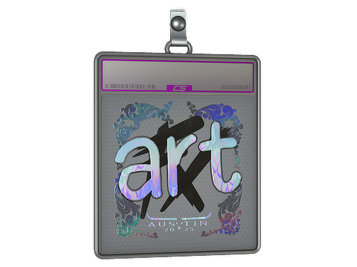 Item Sticker Slab | arT (Holo) | Austin 2025
