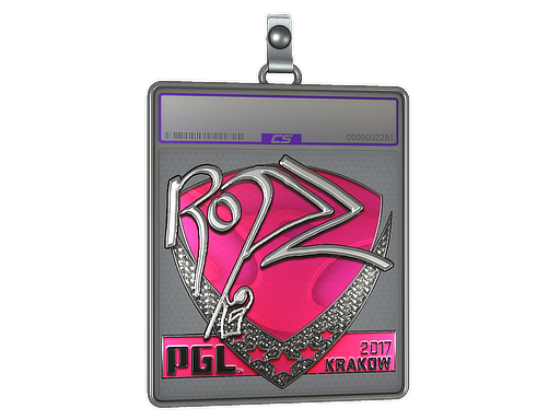 Item Sticker Slab | ropz (Foil) | Krakow 2017