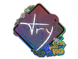 Item Sticker | TRY (Glitter) | Rio 2022
