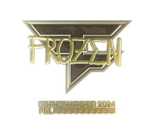 Item Sticker | frozen (Gold) | Copenhagen 2024