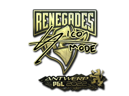 Item Sticker | sico (Gold) | Antwerp 2022