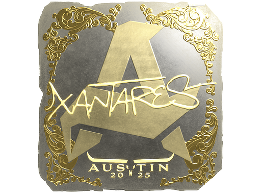 Item Sticker | XANTARES (Gold) | Austin 2025