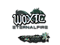 Item Sticker | woxic (Glitter) | Antwerp 2022