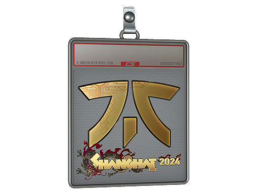 Item Sticker Slab | Fnatic (Gold) | Shanghai 2024