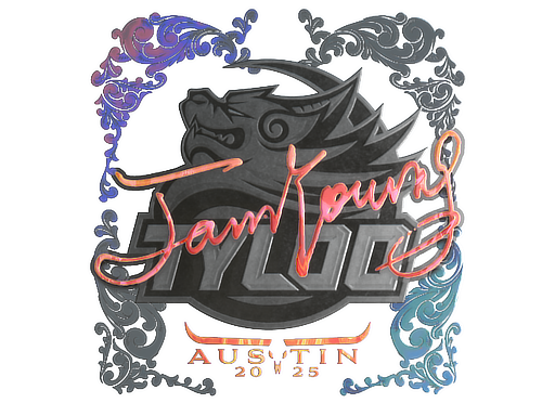 Item Sticker | JamYoung (Holo) | Austin 2025