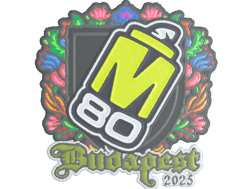 Item Sticker | M80 (Embroidered) | Budapest 2025