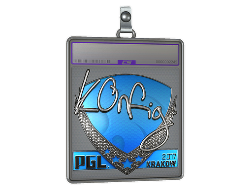 Item Sticker Slab | k0nfig (Foil) | Krakow 2017
