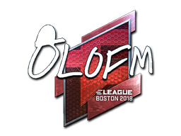 Item Sticker | olofmeister (Foil) | Boston 2018