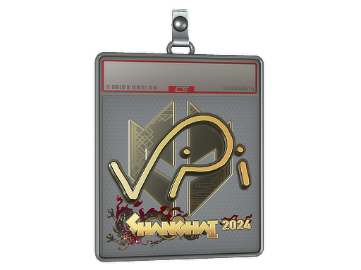 Item Sticker Slab | VINI (Gold) | Shanghai 2024