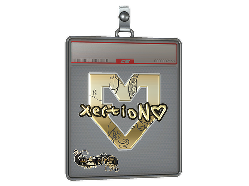 Item Sticker Slab | xertioN (Gold) | Paris 2023