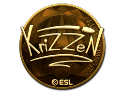 Item Sticker | KrizzeN (Gold) | Katowice 2019