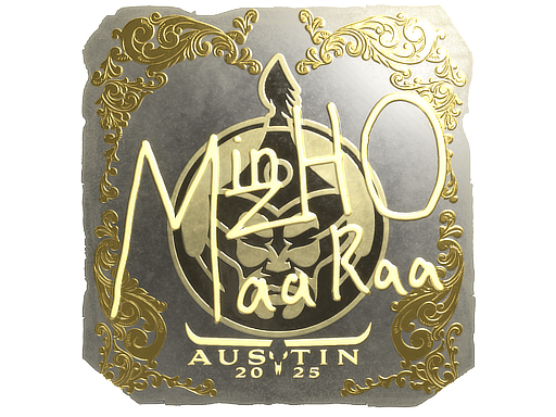 Item Sticker | mzinho (Gold) | Austin 2025
