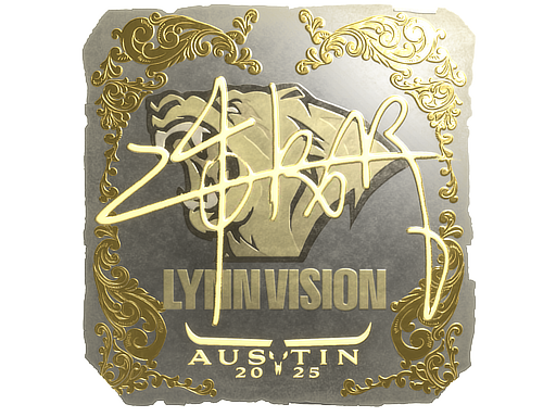 Item Sticker | z4KR (Gold) | Austin 2025