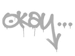 Item Sealed Graffiti | Okay (Shark White)