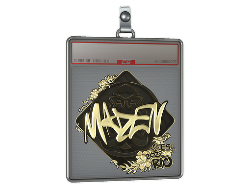 Item Sticker Slab | maden (Gold) | Rio 2022