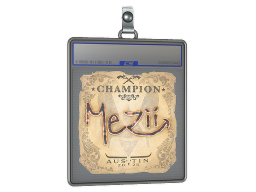 Item Sticker Slab | mezii (Champion) | Austin 2025