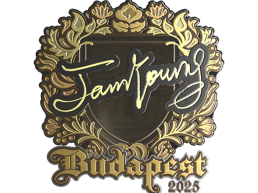 Item Sticker | JamYoung (Gold) | Budapest 2025