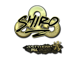 Item Sticker | sh1ro (Gold) | Antwerp 2022