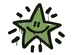 Item Graffiti | Shining Star (Battle Green)