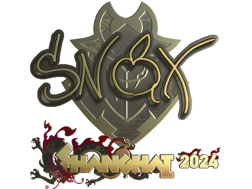 Item Sticker | Snax (Gold) | Shanghai 2024