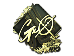 Item Sticker | gxx- (Gold) | Rio 2022
