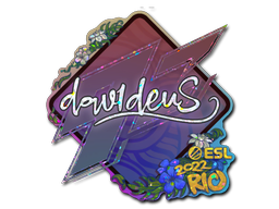 Item Sticker | dav1deuS (Glitter) | Rio 2022