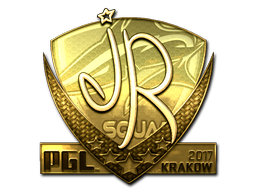Item Sticker | jR (Gold) | Krakow 2017