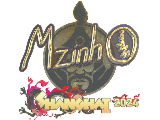 Item Sticker | mzinho (Glitter) | Shanghai 2024
