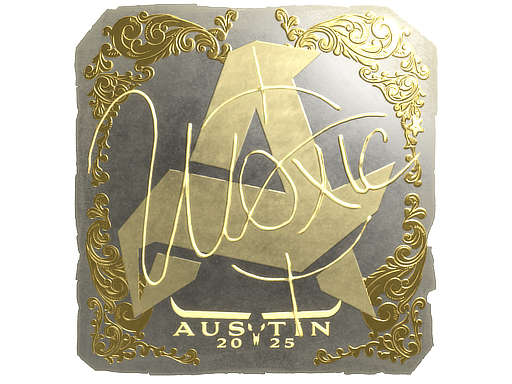 Item Sticker | woxic (Gold) | Austin 2025