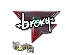 Item Sticker | broky (Glitter) | Paris 2023