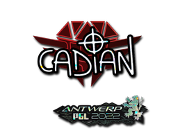 Item Sticker | cadiaN (Glitter) | Antwerp 2022
