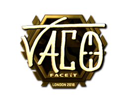Item Sticker | TACO (Gold) | London 2018