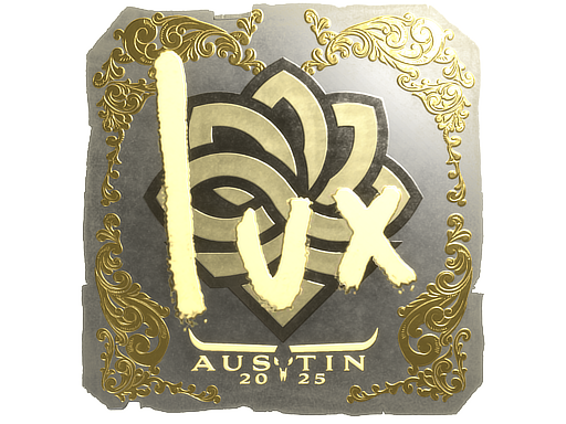 Item Sticker | lux (Gold) | Austin 2025